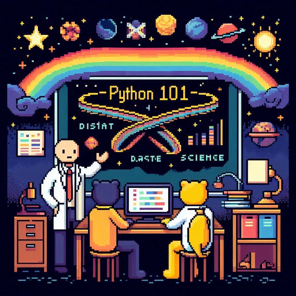 how i teach python for data science